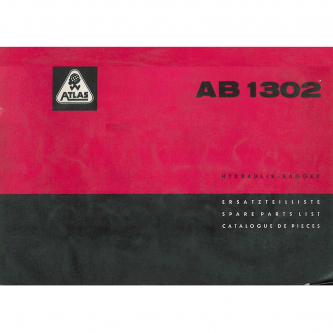 Atlas AB 1302 Parts Catalog